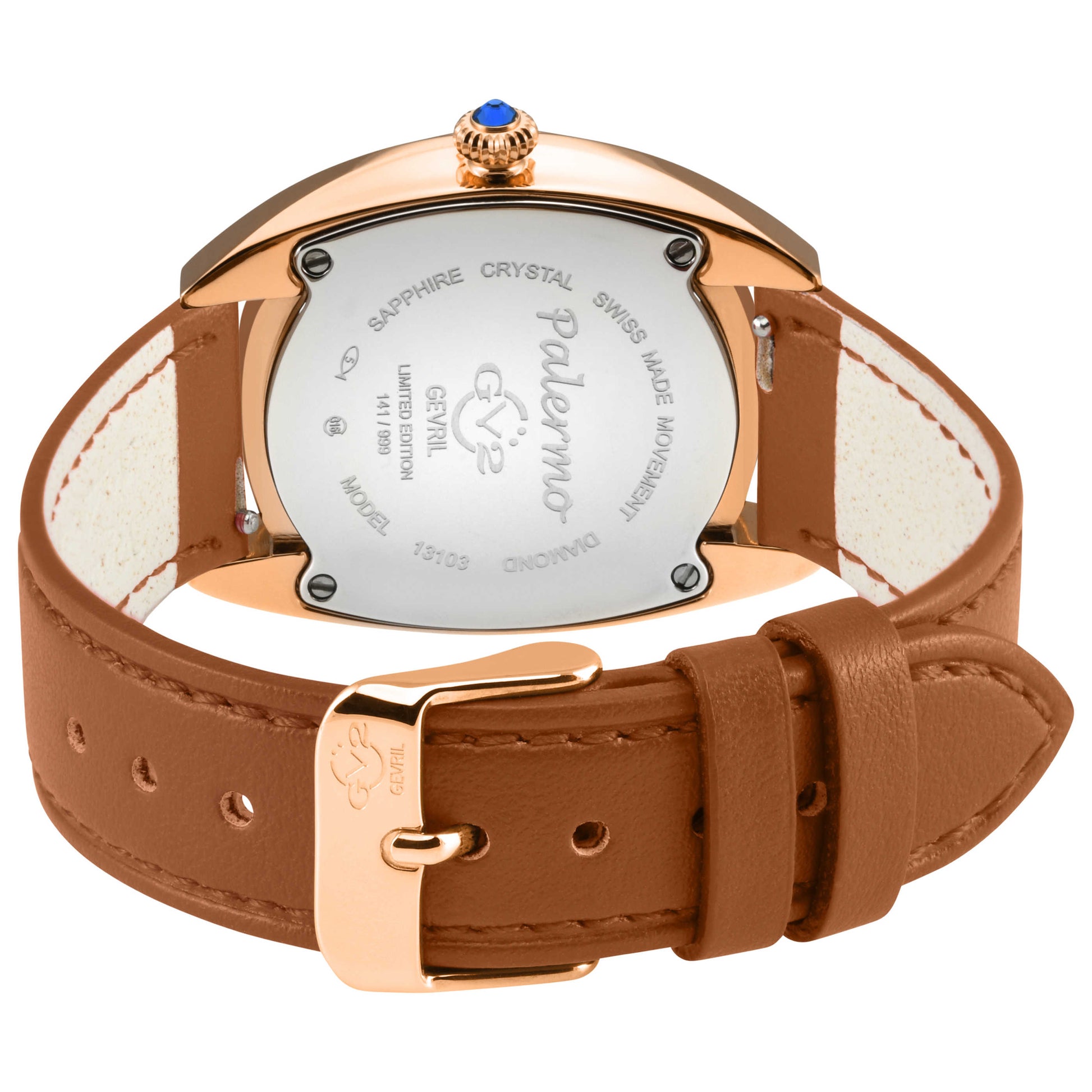 GV2 by Gevril Palermo Diamond Women's Quartz Watch 13103-V6 - Image #2