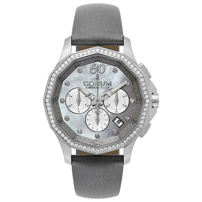 Front view of Corum Admiral's Cup Women's Automatic Watch 132-101-47-F149-PK11