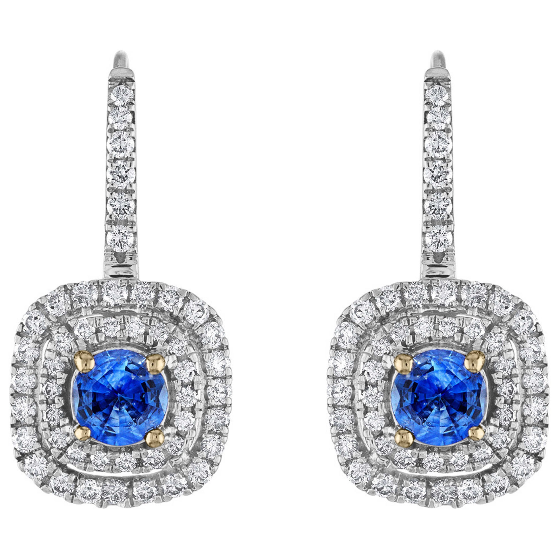 Front view of Tresorra Fashion Women's Earrings 133-WG-BS