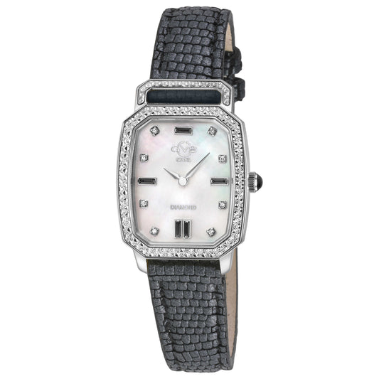 Front view of GV2 by Gevril Pavia Diamond Women's Quartz Watch 13400
