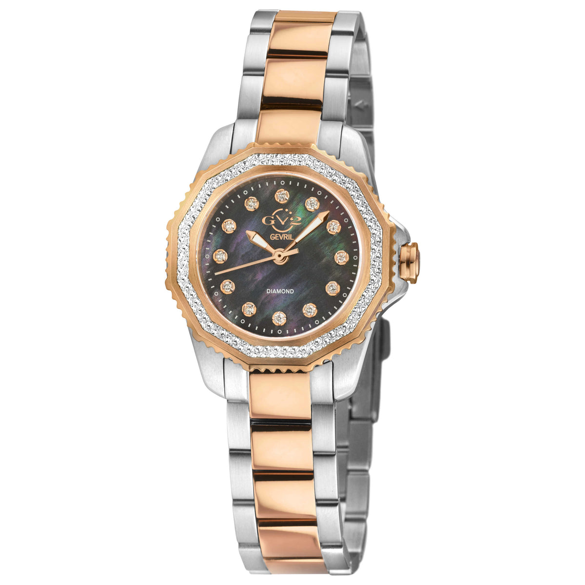 Cortina Quartz Black Mother-of-Pearl Women's Watch 13504B