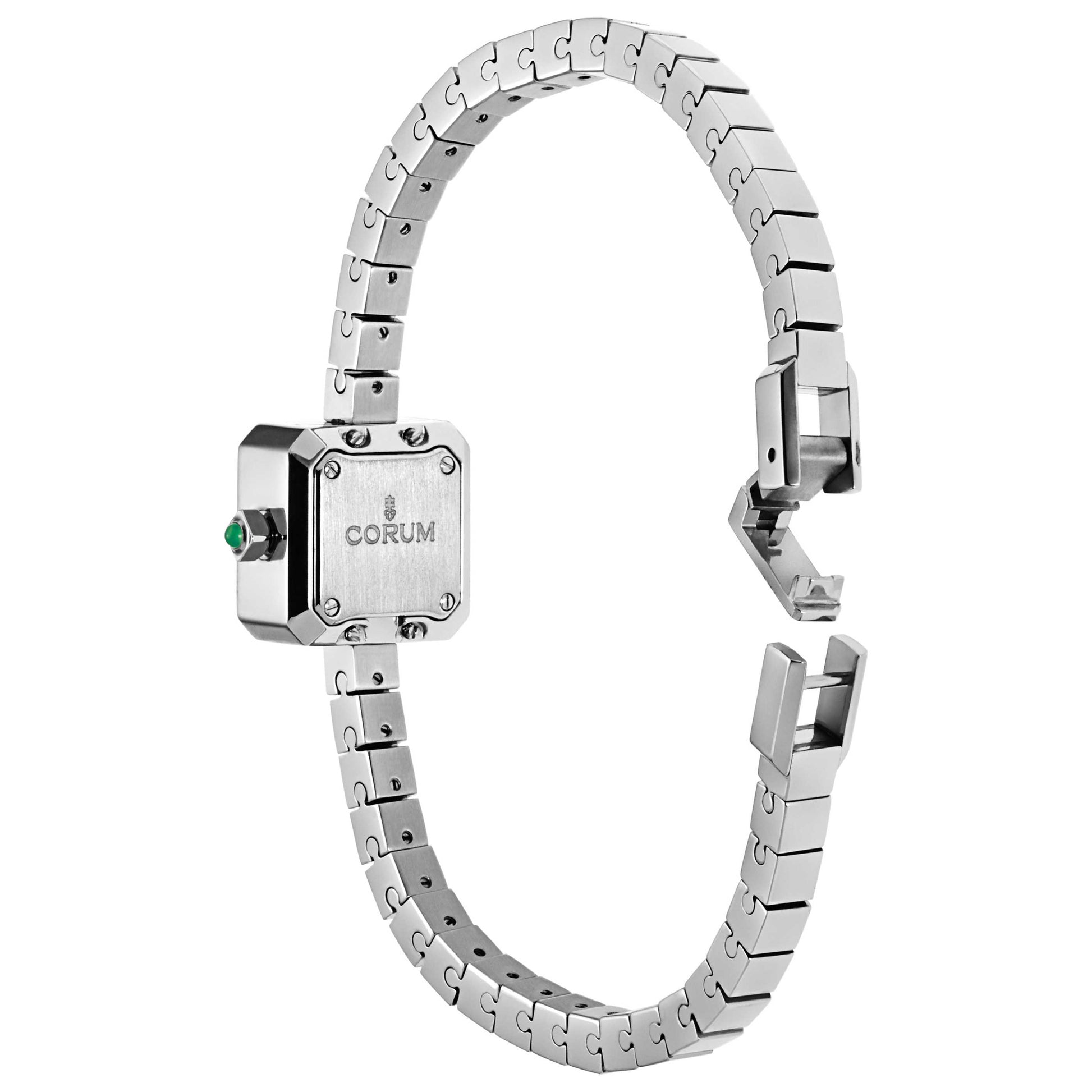 Corum Sugar Cube Women's Swiss Quartz (Battery-Powered) Watch 137-422-47-E050-EB34 - Image #7