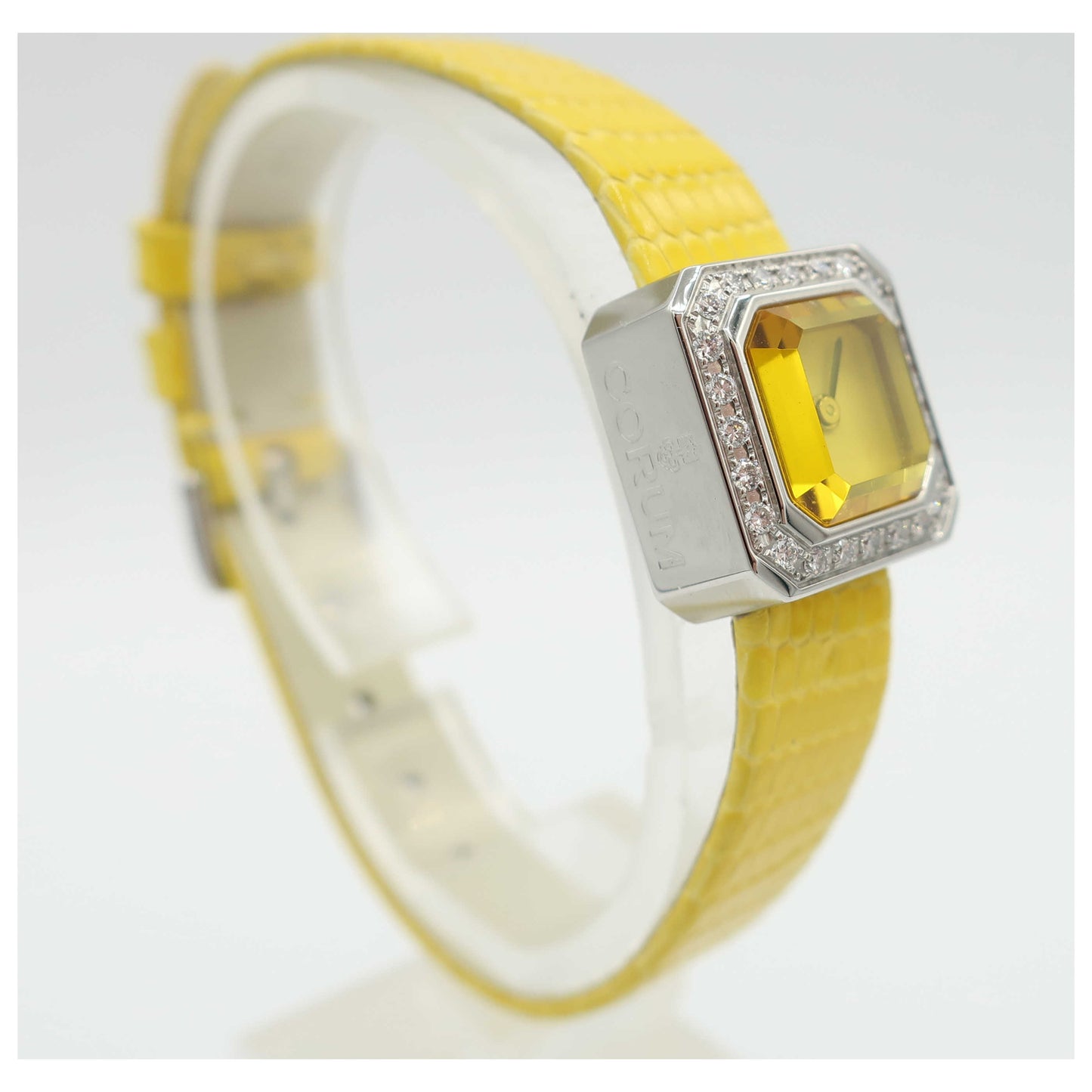 Corum Sugar Cube Women's Swiss Quartz (Battery-Powered) Watch 137-425470025EB34-SD - Image #3