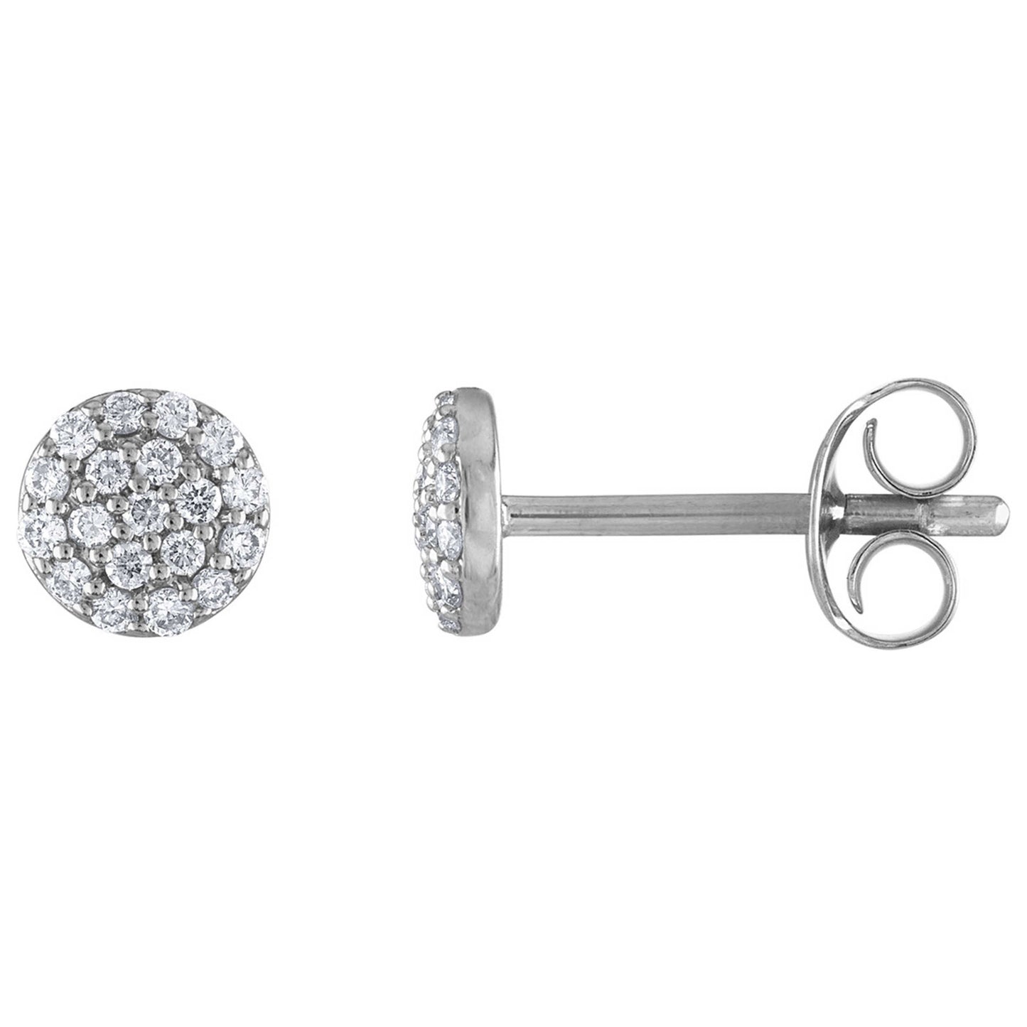 Tresorra Fashion Women's Earrings 137-WG-DIA - Image #2