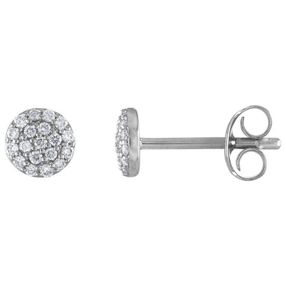 Tresorra Fashion Women's Earrings 137-WG-DIA - Image #2