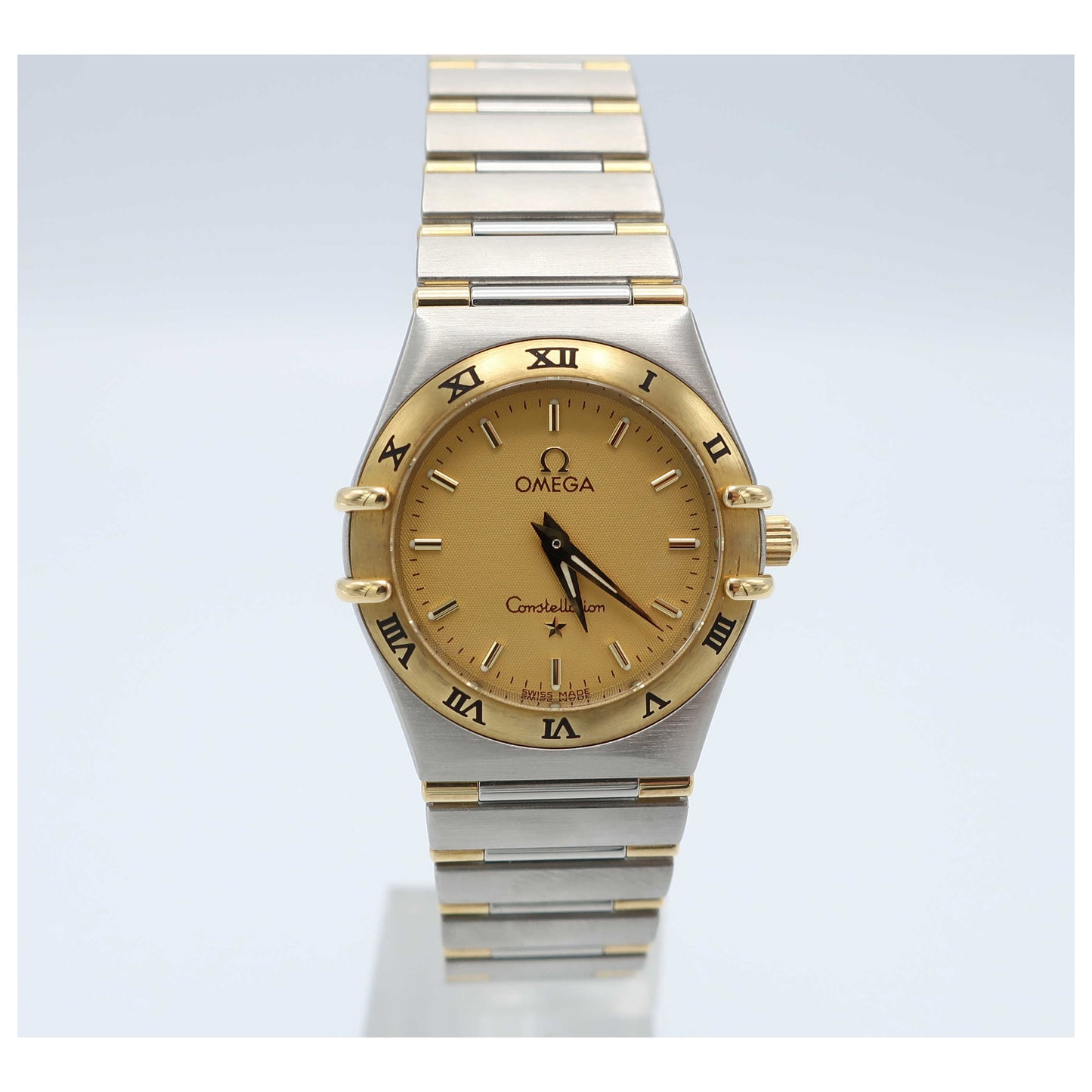 Front view of Omega Constellation Women's Swiss Quartz (Battery-Powered) Watch 1372-SD