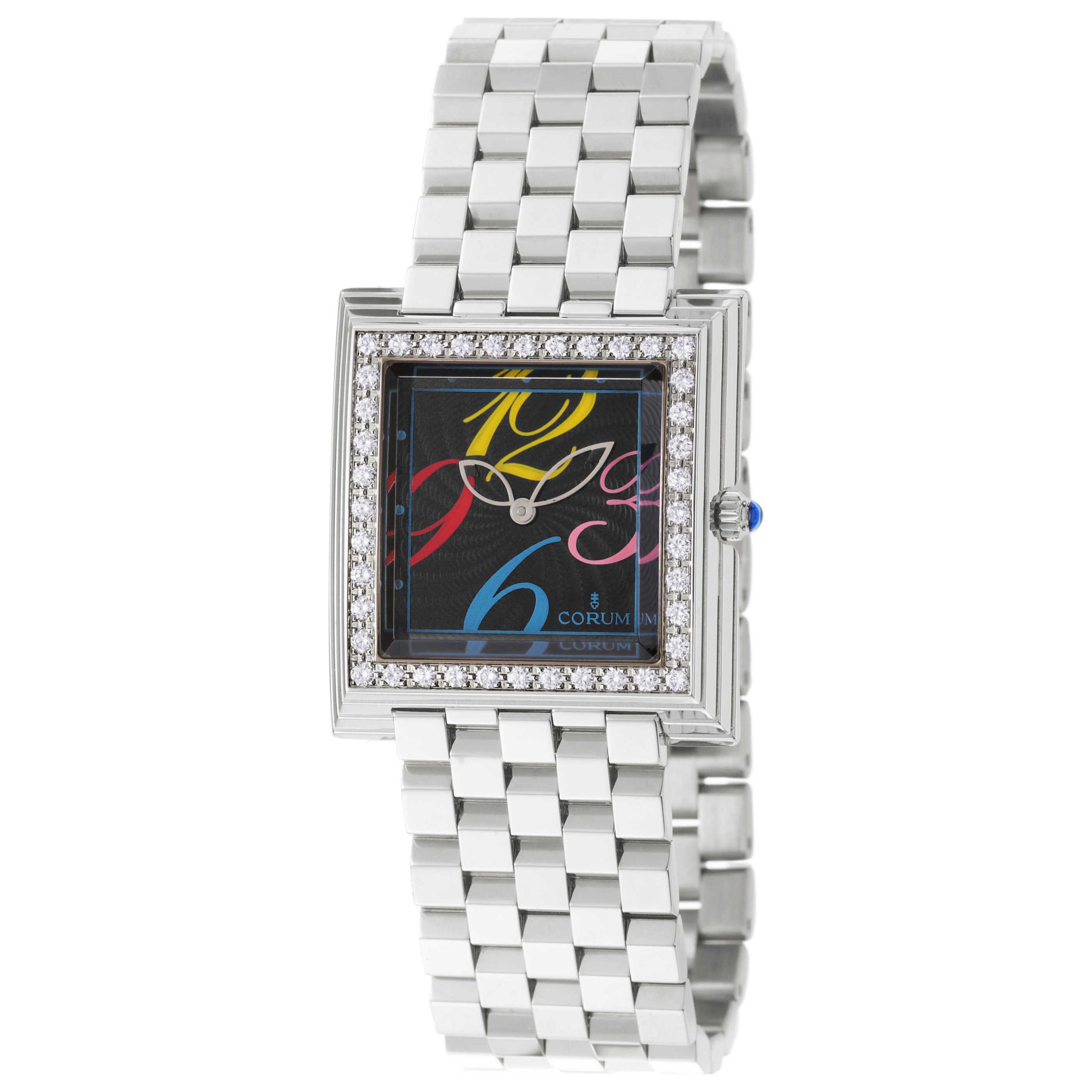 Front view of Corum Pyramid Women's Swiss Quartz (Battery-Powered) Watch 138-341-47-0521-BN04