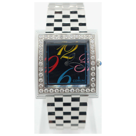 Front view of Corum Pyramid Women's Swiss Quartz (Battery-Powered) Watch 138-341470521BN04-SD