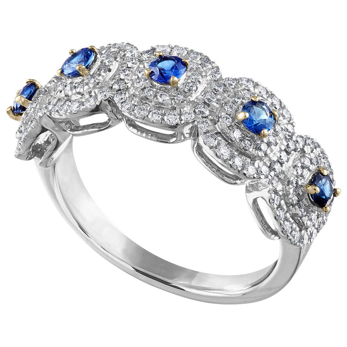 Front view of Tresorra Fashion Women's Ring 138-WG-BS-R