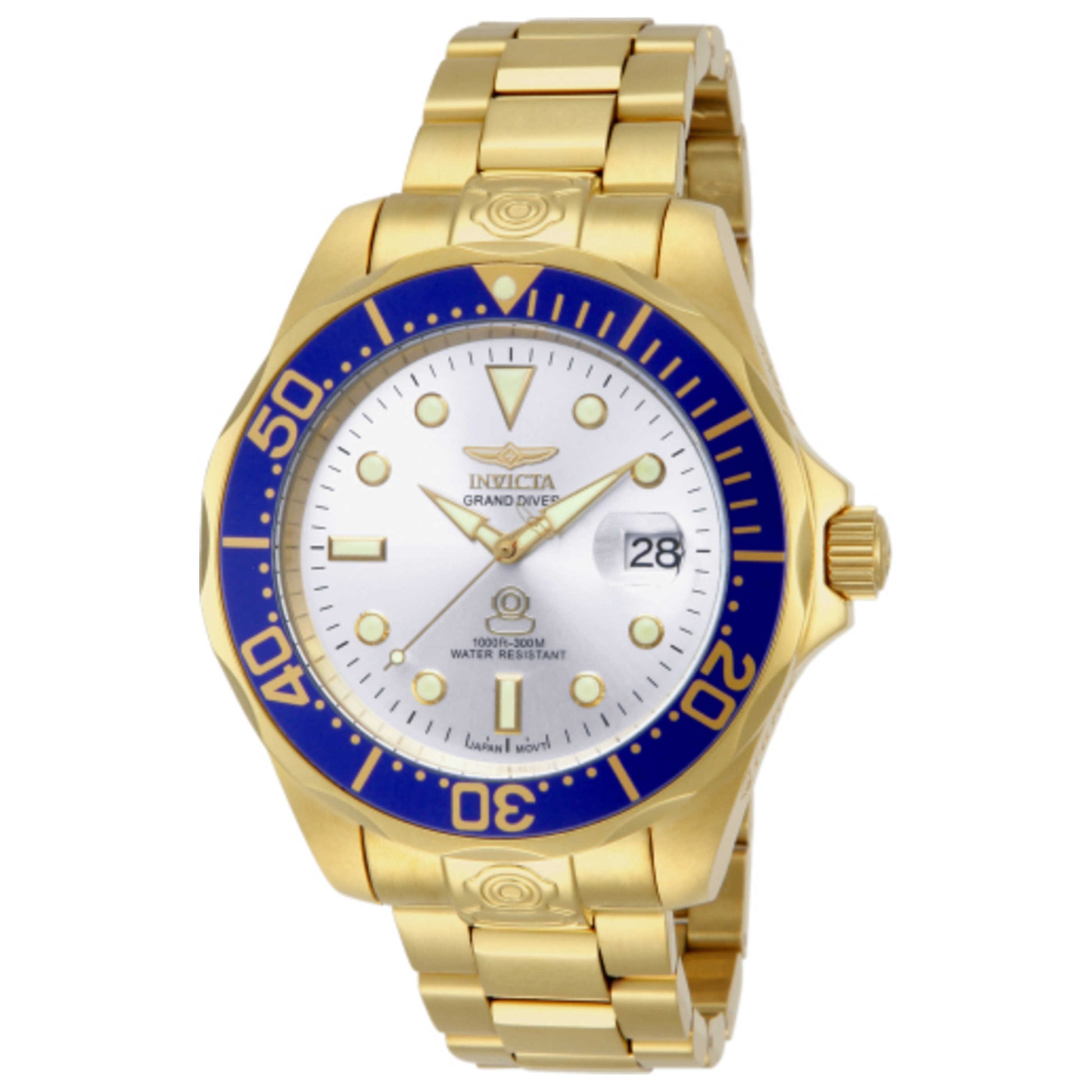 Front view of Invicta Pro Diver Men's Automatic Watch 13872
