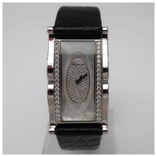 Front view of Chopard Copacabana Women's Swiss Quartz (Battery-Powered) Watch 139001-1001-SDVB