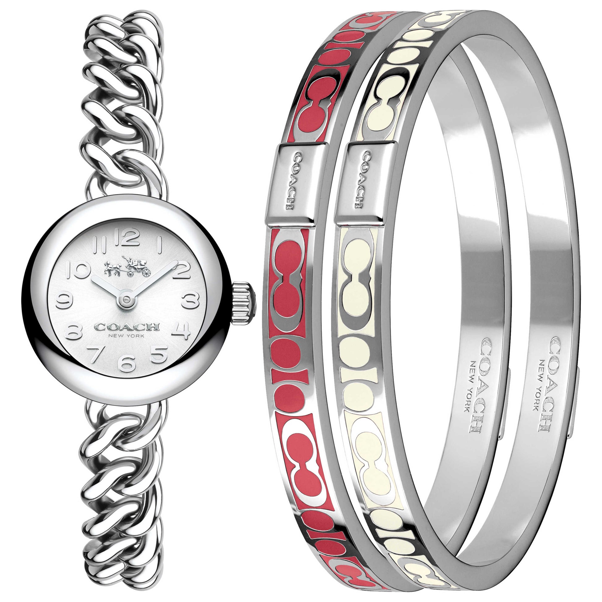 Front view of Coach Waverly Women's Japanese Quartz (Battery-Powered) Watch 14000054