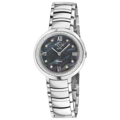 Front view of GV2 by Gevril Amalfi Women's Quartz Watch 14101B