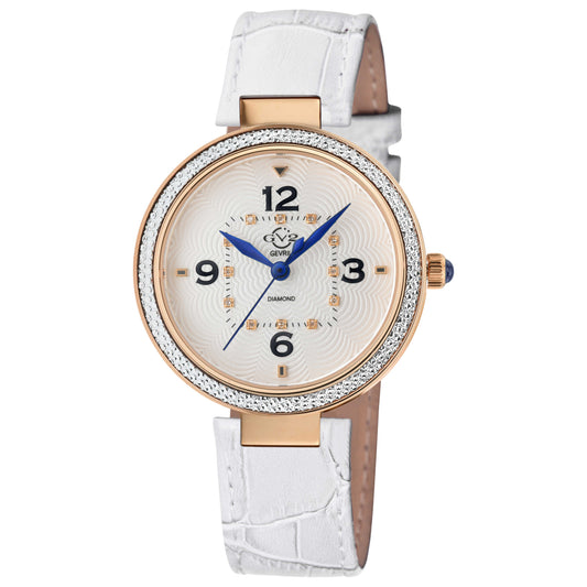 Front view of GV2 by Gevril Piemonte Diamond Women's Quartz Watch 14202-3