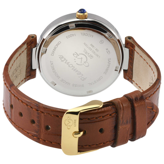 GV2 by Gevril Piemonte Diamond Women's Quartz Watch 14203-4 - Image #2