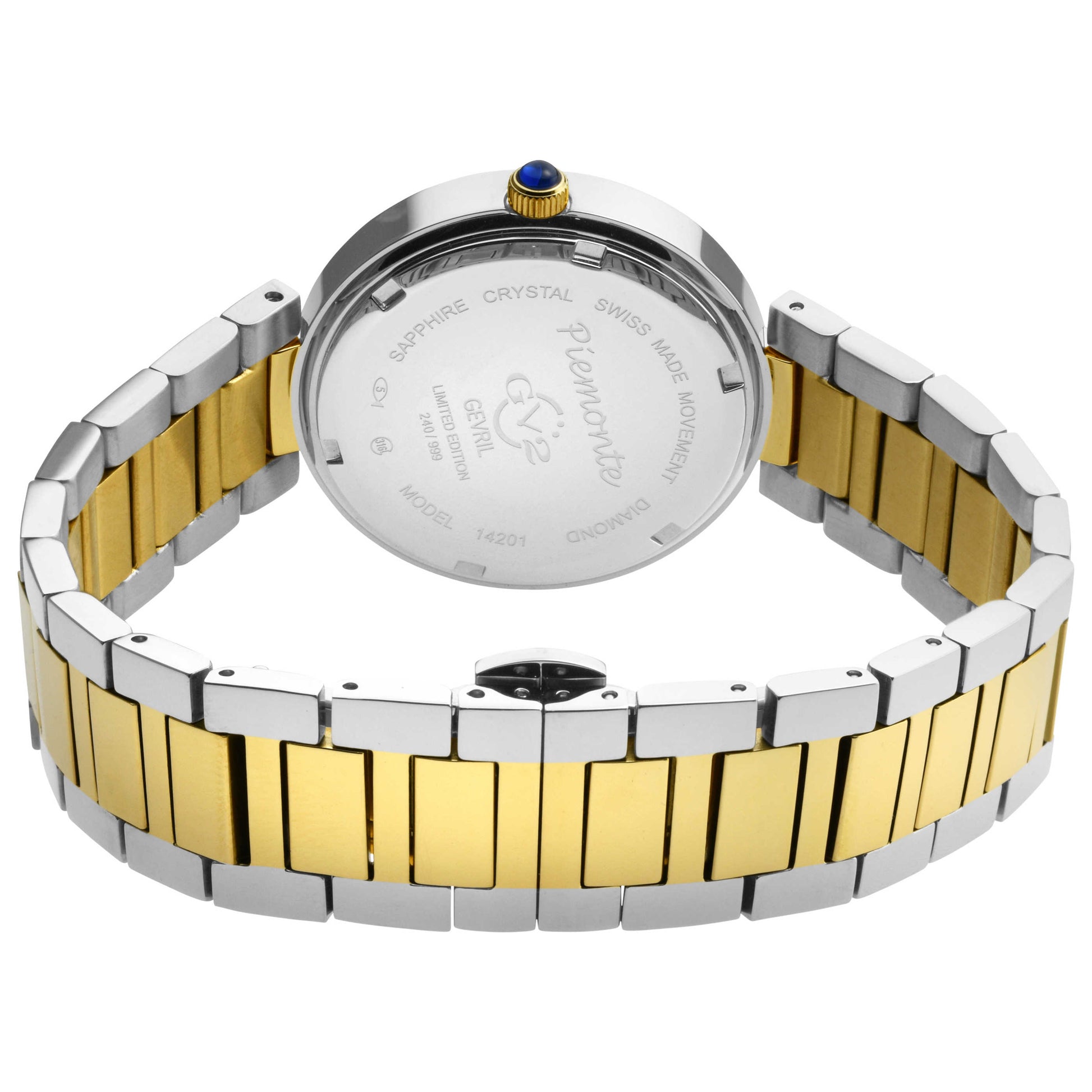 GV2 by Gevril Piemonte Diamond Women's Quartz Watch 14203B - Image #2
