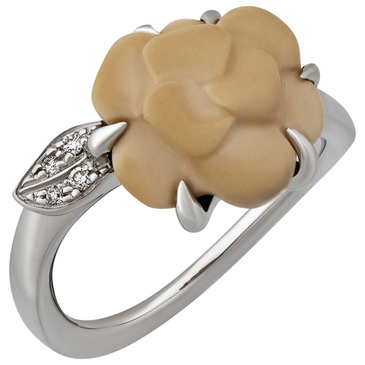 Chanel Camelia Women's Ring 14288 - Image #8
