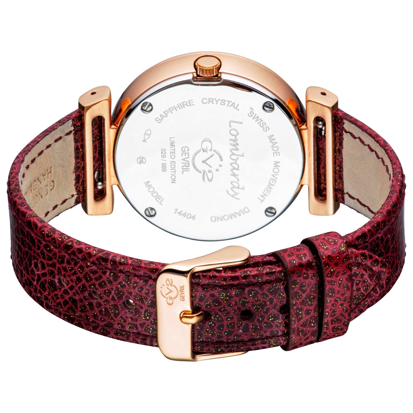 GV2 by Gevril Lombardy Diamond Women's Quartz Watch 14404 - Image #2