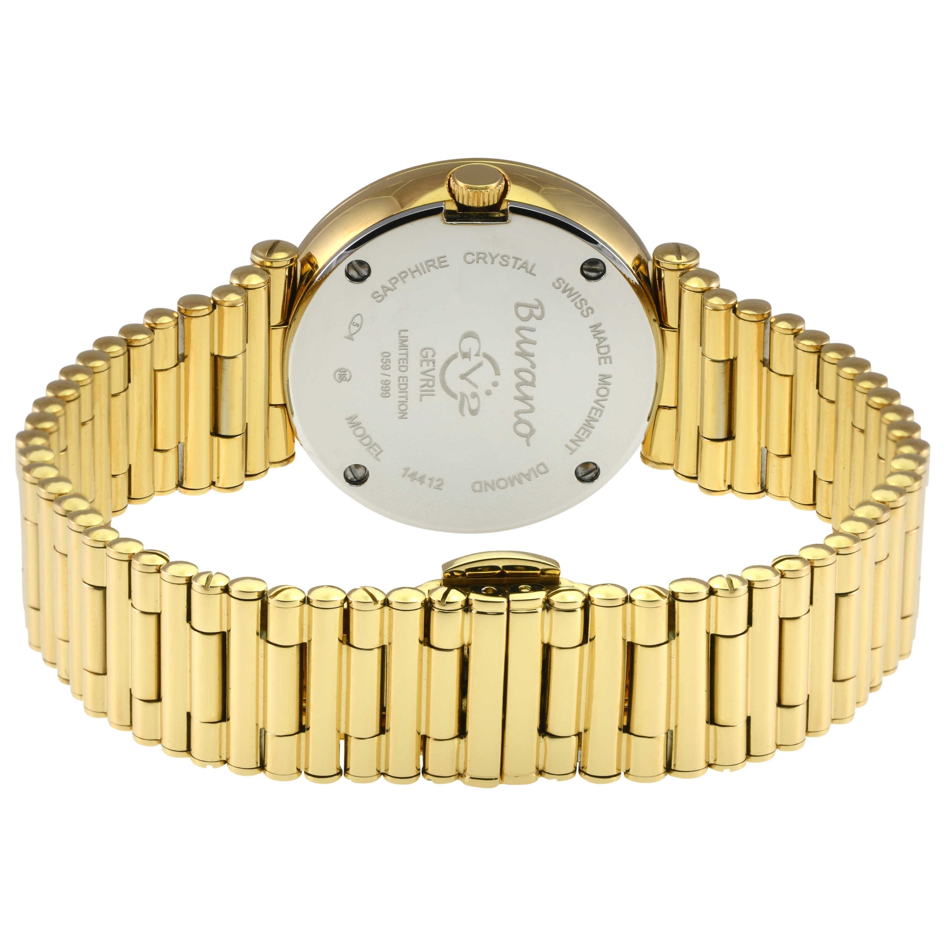 GV2 by Gevril Burano Diamond Women's Quartz Watch 14412B - Image #2