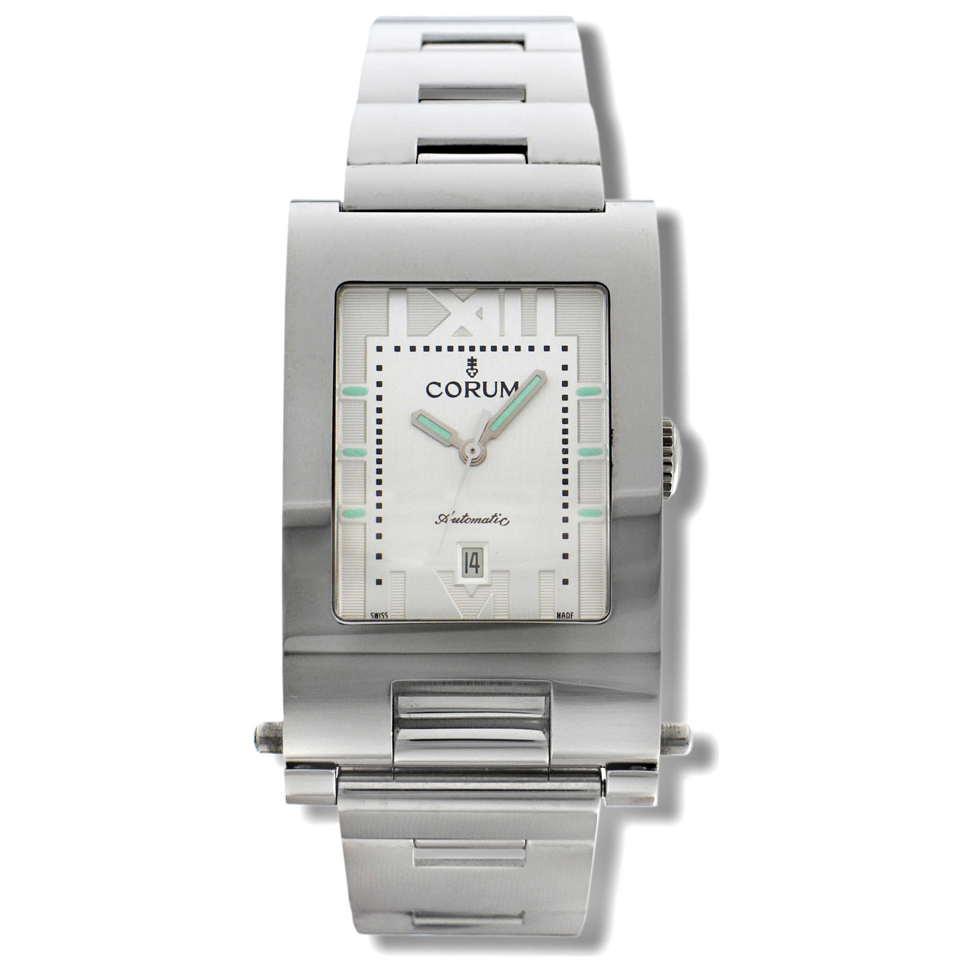 Front view of Corum Tabogan Men's Automatic Watch 145-151-20V390BA17BA