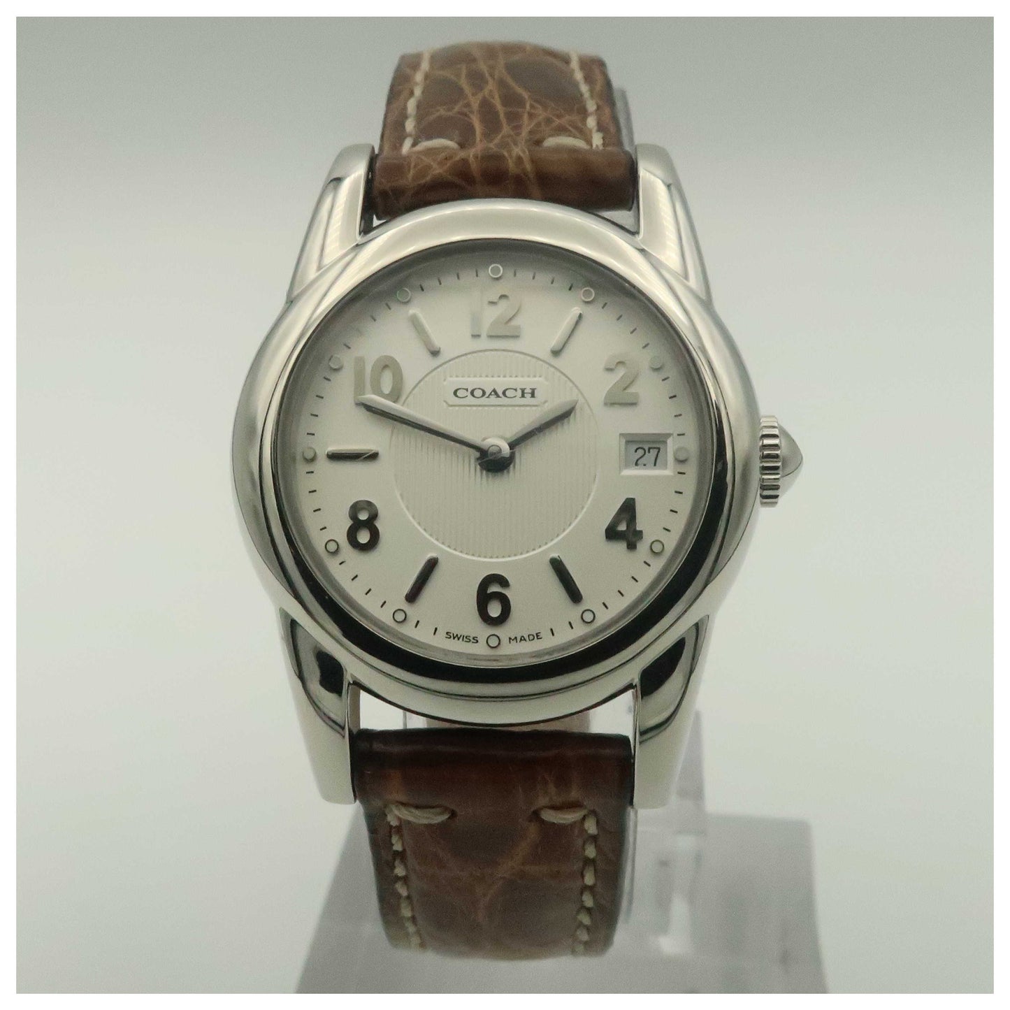 Front view of Coach Carlyle Women's Swiss Quartz (Battery-Powered) Watch 14500610-PO