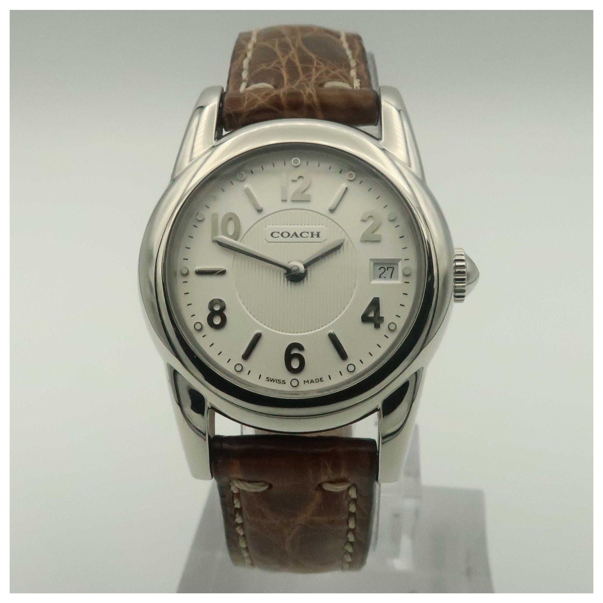 Front view of Coach Carlyle Women's Swiss Quartz (Battery-Powered) Watch 14500610-PO