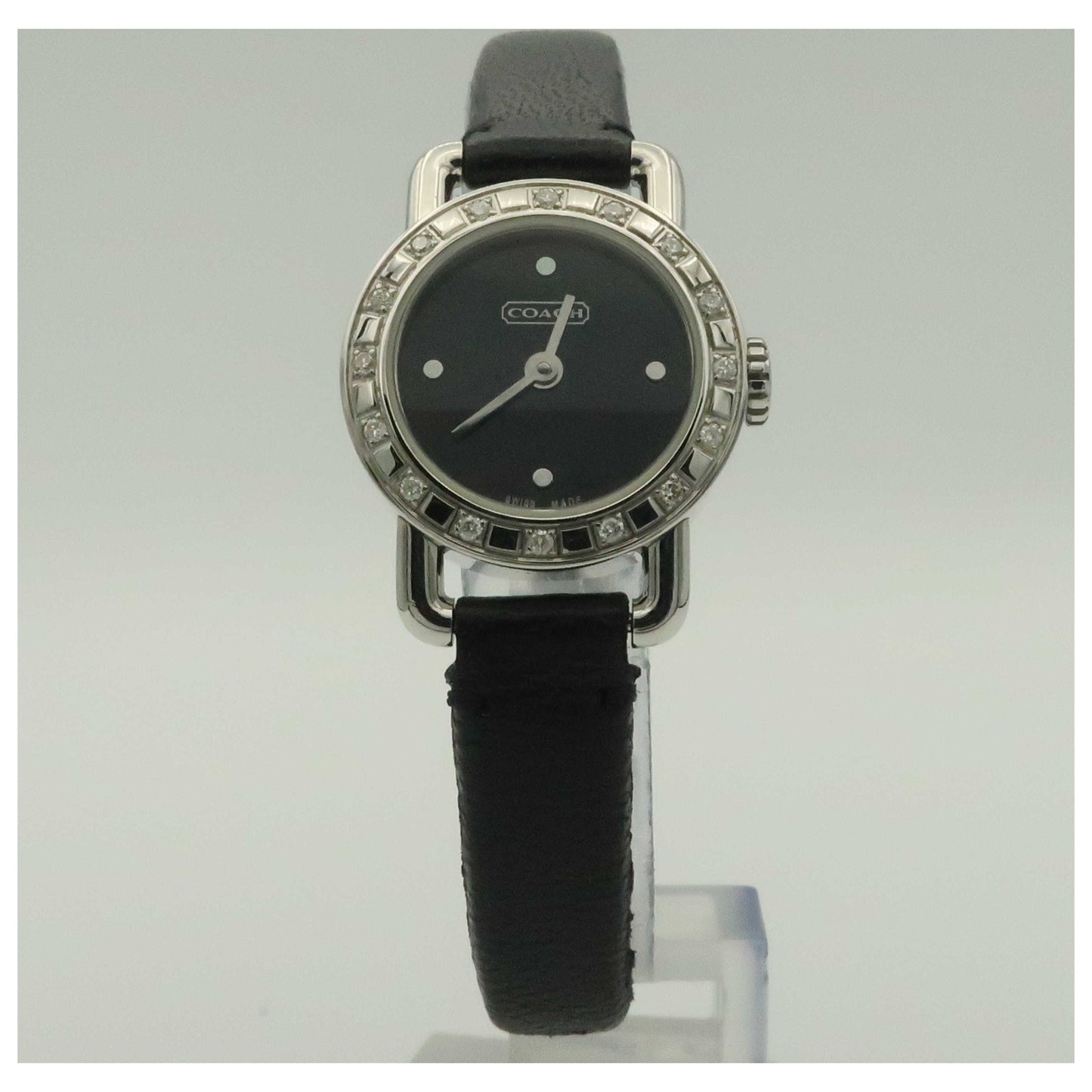 Front view of Coach Bridle Women's Swiss Quartz (Battery-Powered) Watch 14500636-PO