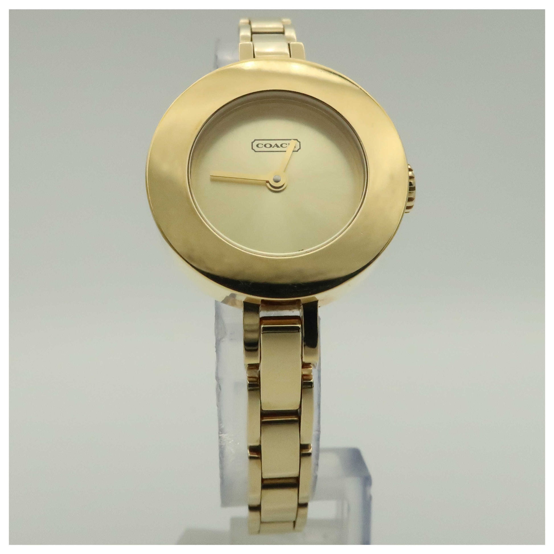 Front view of Coach Gallery Women's Swiss Quartz (Battery-Powered) Watch 14500860-PO