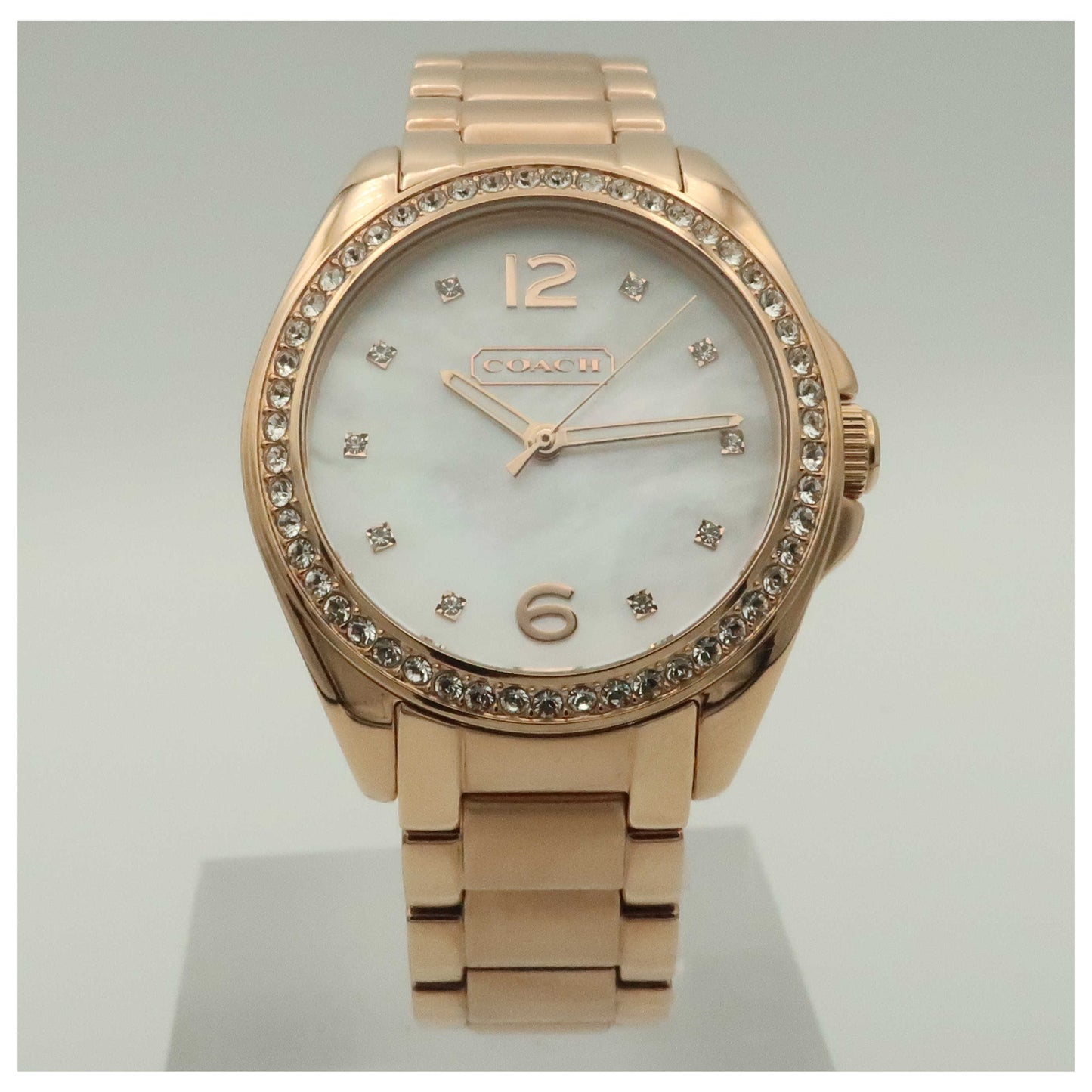 Front view of Coach Tristen Women's Japanese Quartz (Battery-Powered) Watch 14501658-PO
