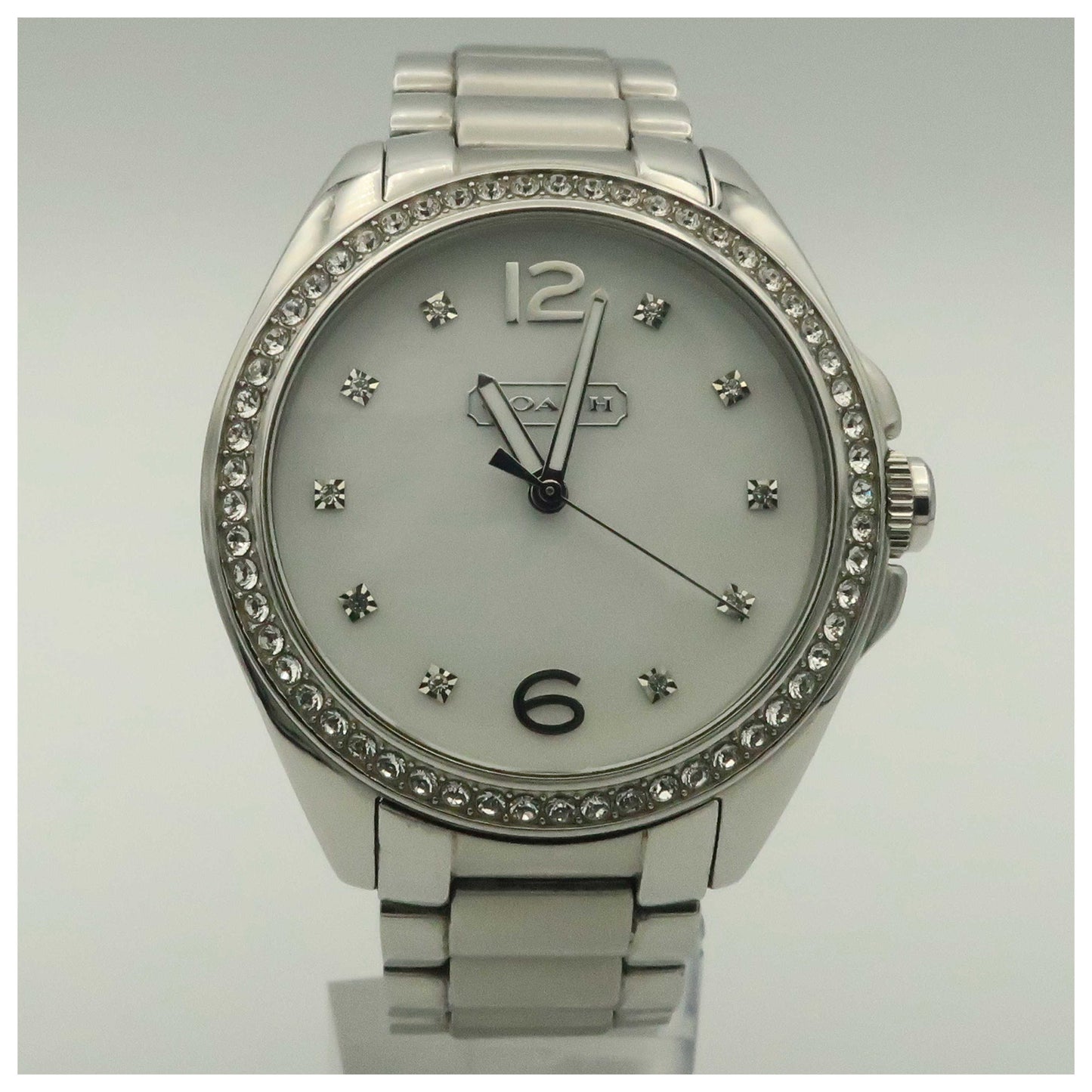 Front view of Coach Tristen Women's Japanese Quartz (Battery-Powered) Watch 14501660-PO