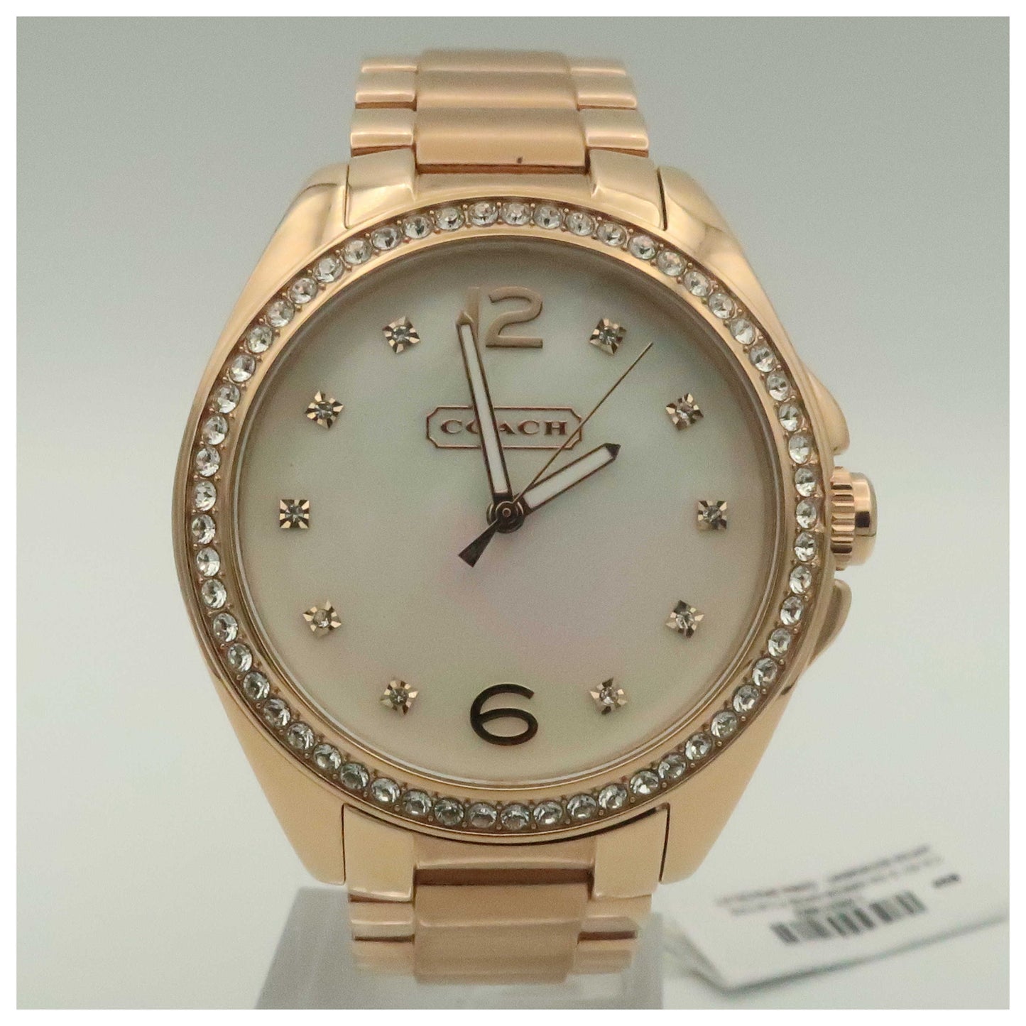 Front view of Coach Tristen Women's Japanese Quartz (Battery-Powered) Watch 14501662-PO