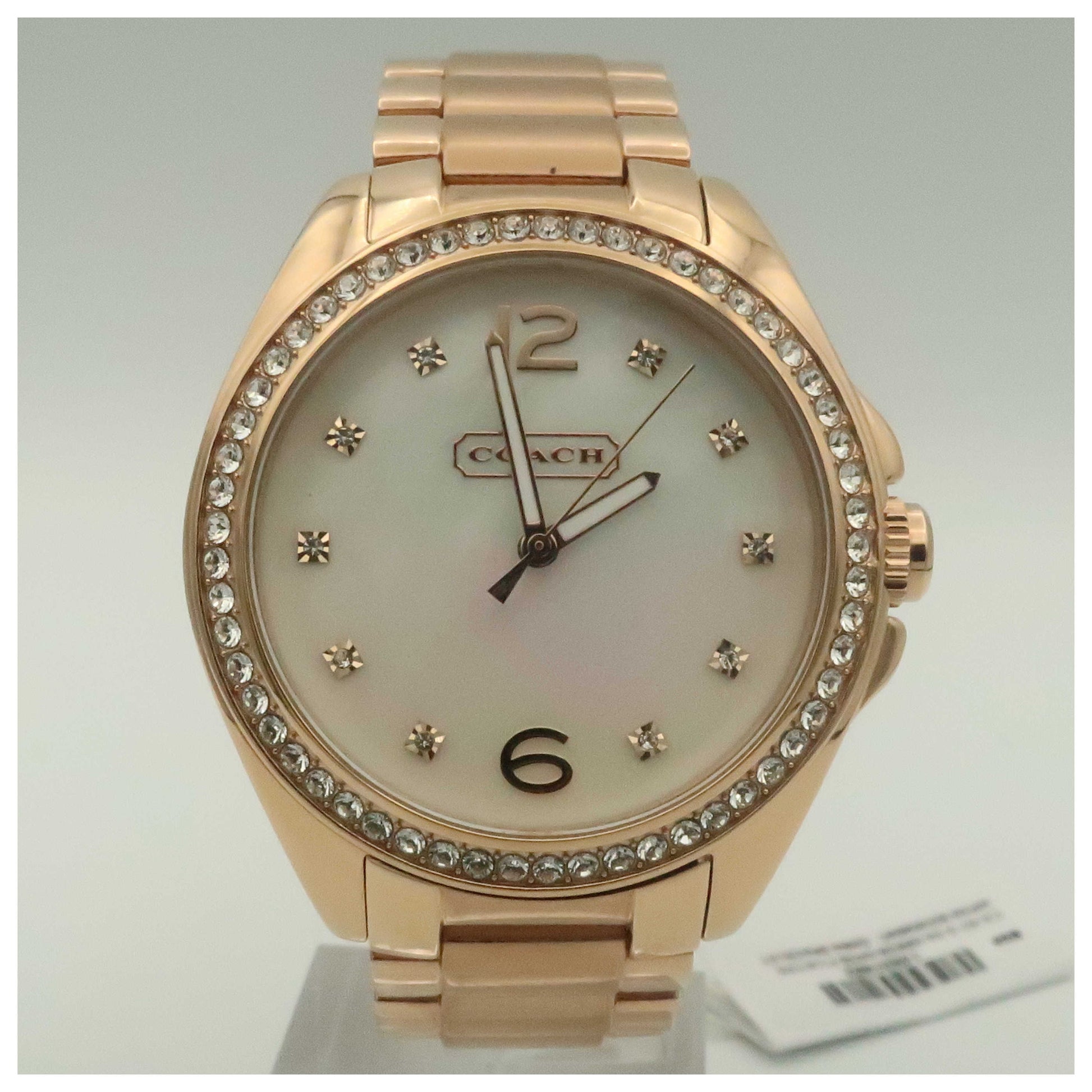 Front view of Coach Tristen Women's Japanese Quartz (Battery-Powered) Watch 14501662-PO