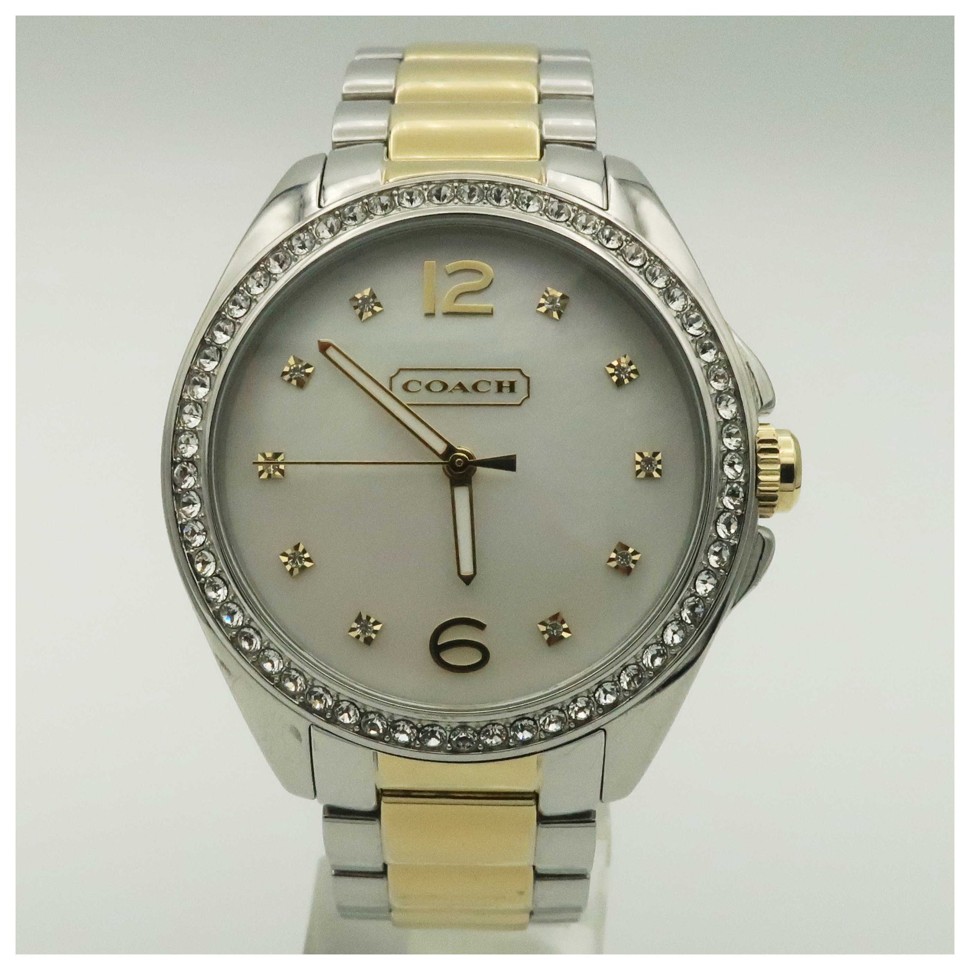 Front view of Coach Tristen Women's Japanese Quartz (Battery-Powered) Watch 14501663-PO
