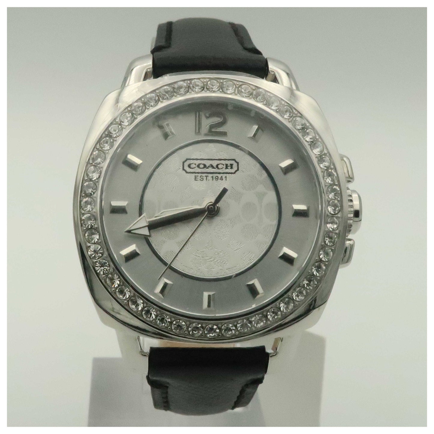 Front view of Coach Boyfriend Women's Japanese Quartz (Battery-Powered) Watch 14501789-PO