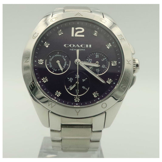 Front view of Coach Tristen Women's Japanese Quartz (Battery-Powered) Watch 14502070-PO
