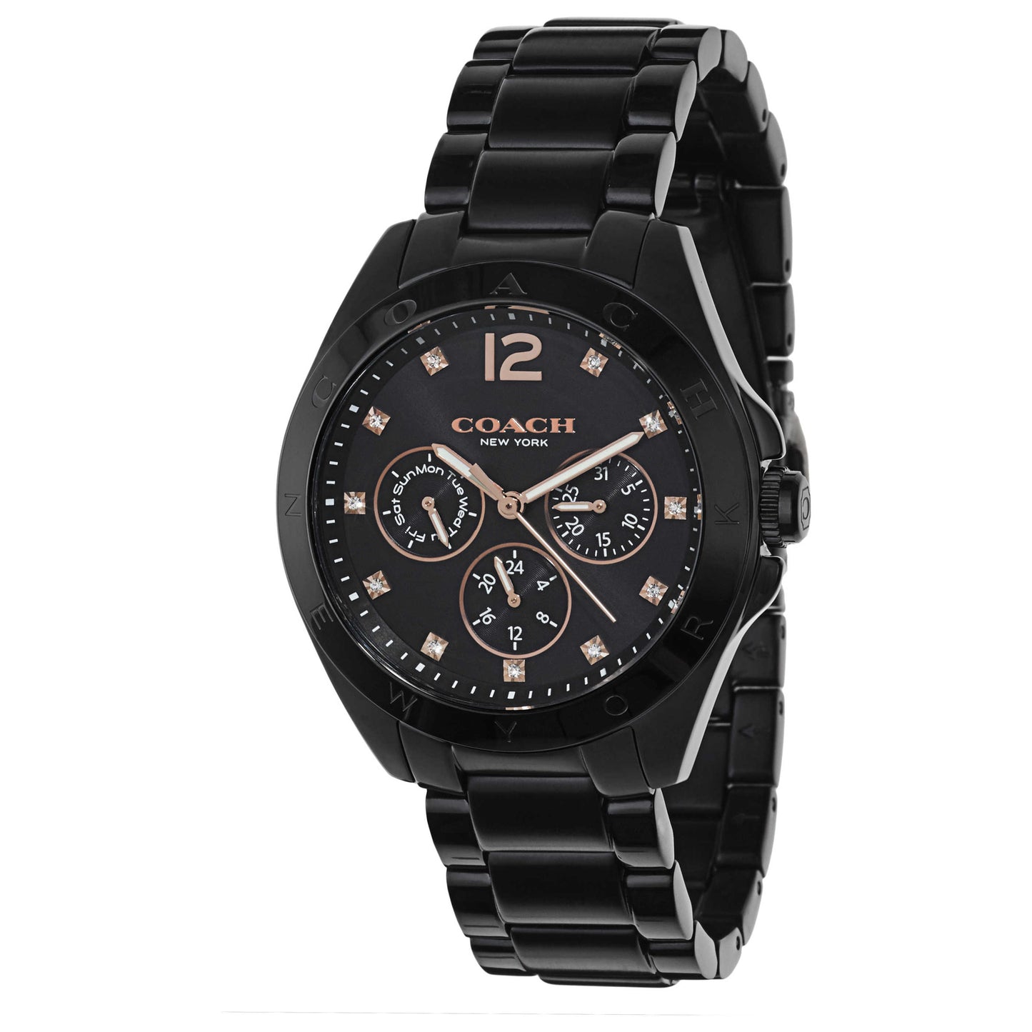 Front view of Coach Tristen Women's Japanese Quartz (Battery-Powered) Watch 14502075