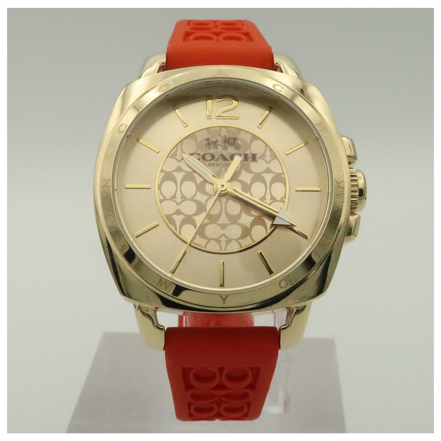 Front view of Coach Boyfriend Women's Quartz Watch 14502094-PO