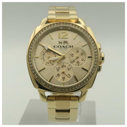 Front view of Coach Boyfriend Women's Japanese Quartz (Battery-Powered) Watch 14502127-PO
