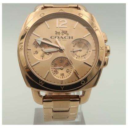 Front view of Coach Boyfriend Women's Japanese Quartz (Battery-Powered) Watch 14502139-PO