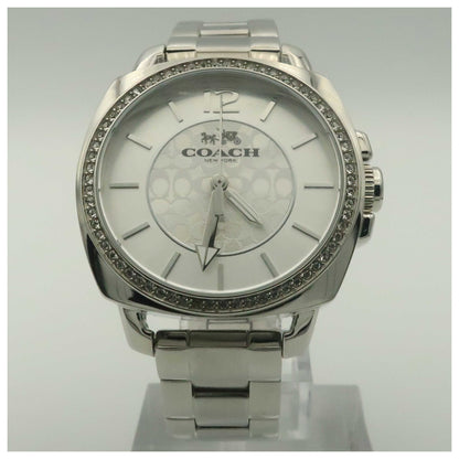 Front view of Coach Boyfriend Women's Japanese Quartz (Battery-Powered) Watch 14502147-PO