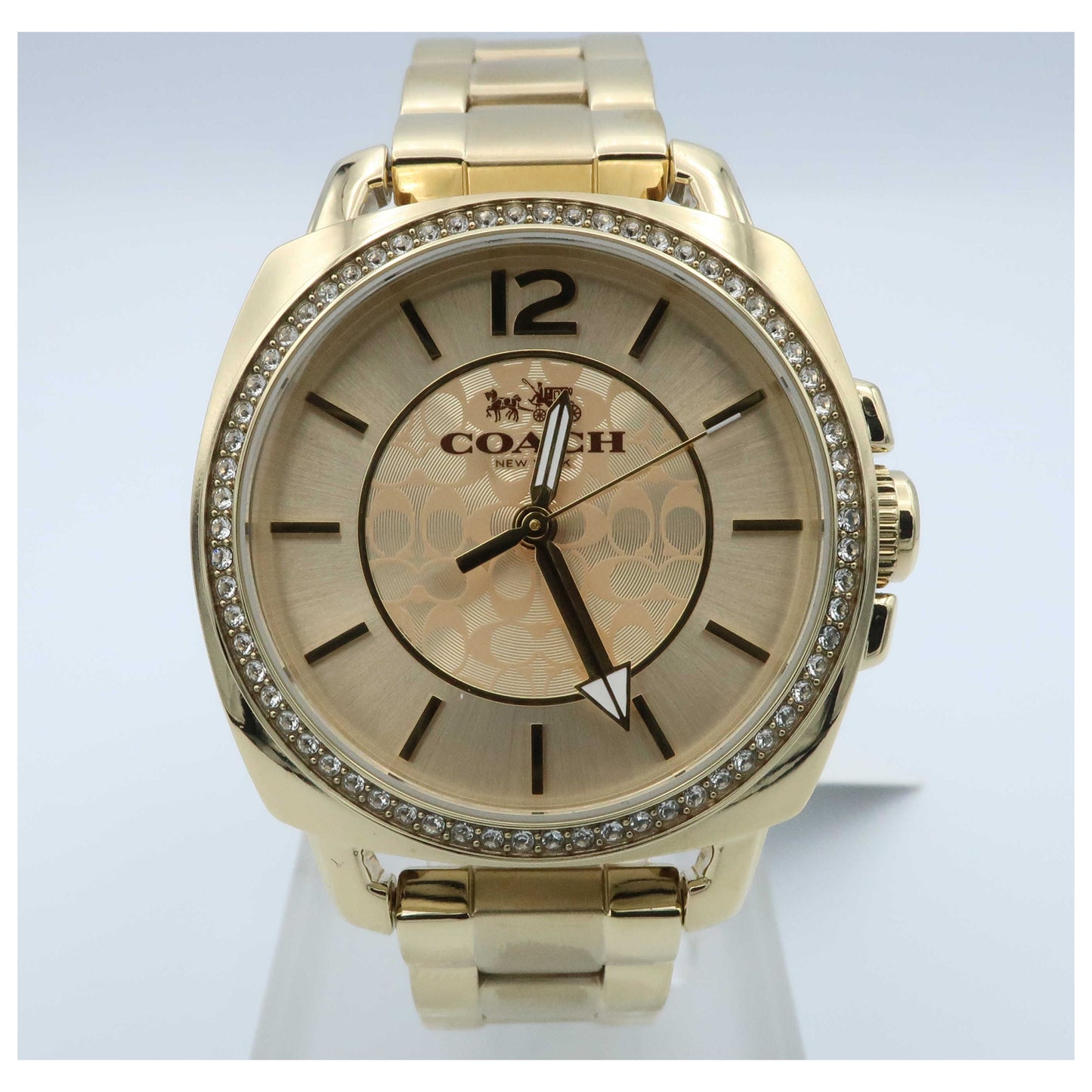 Front view of Coach Boyfriend Women's Japanese Quartz (Battery-Powered) Watch 14502148-SDV