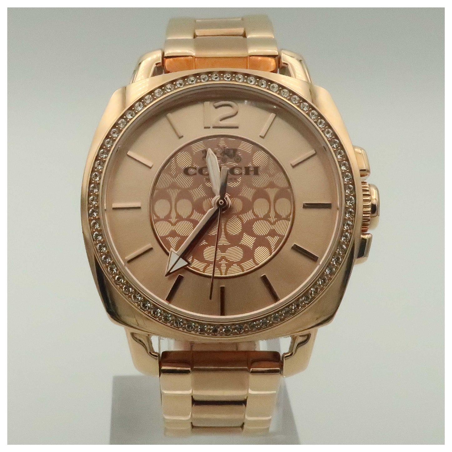 Front view of Coach Boyfriend Women's Japanese Quartz (Battery-Powered) Watch 14502149-PO