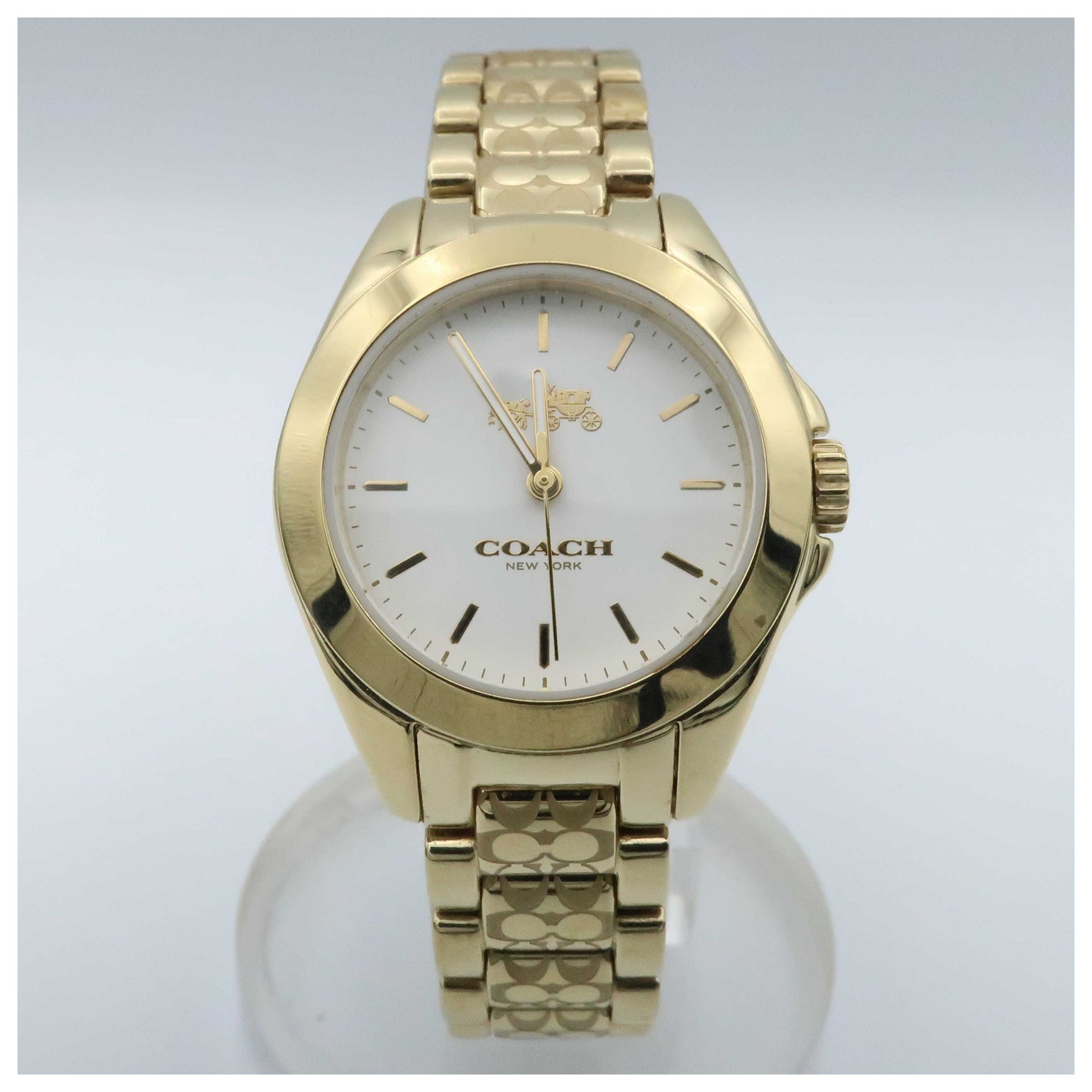 Front view of Coach Tristen Women's Japanese Quartz (Battery-Powered) Watch 14502184-PO