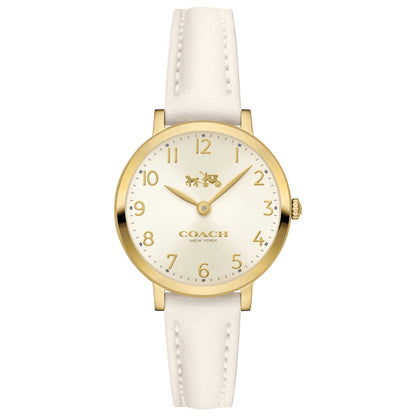 Front view of Coach Ultra Slim Women's Japanese Quartz (Battery-Powered) Watch 14502564
