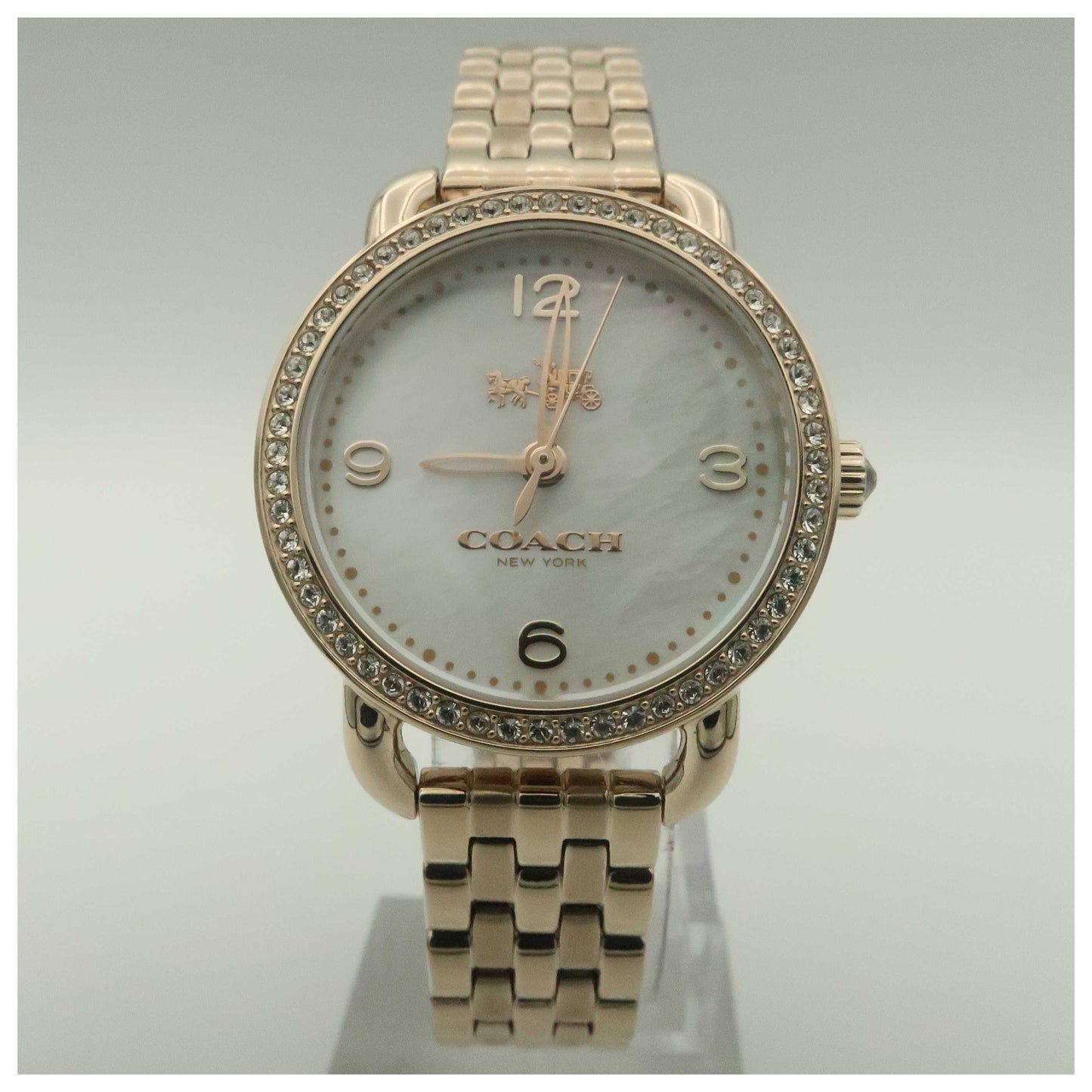 Front view of Coach Delancey Women's Japanese Quartz (Battery-Powered) Watch 14502697-PO