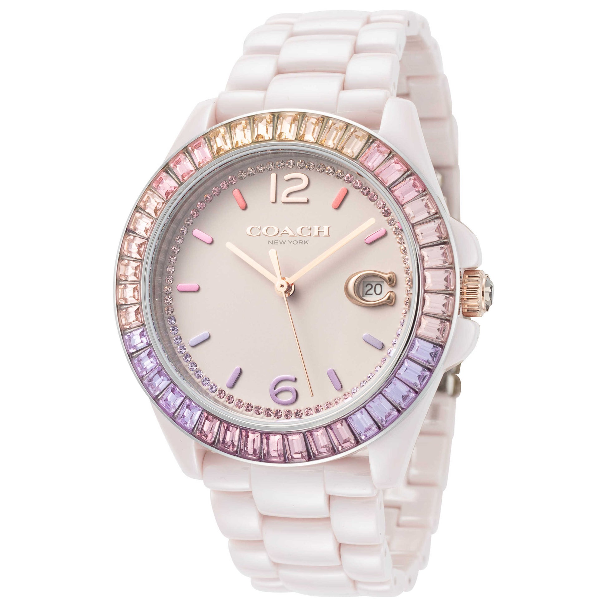 Front view of Coach Greyson Women's Quartz Watch 14504020