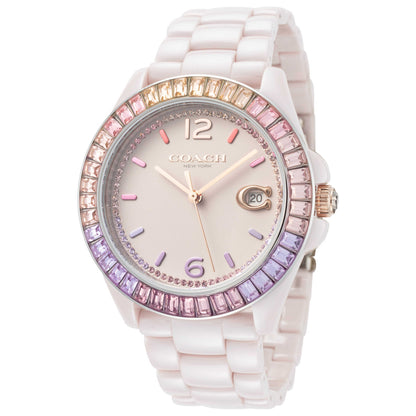 Front view of Coach Greyson Women's Quartz Watch 14504020