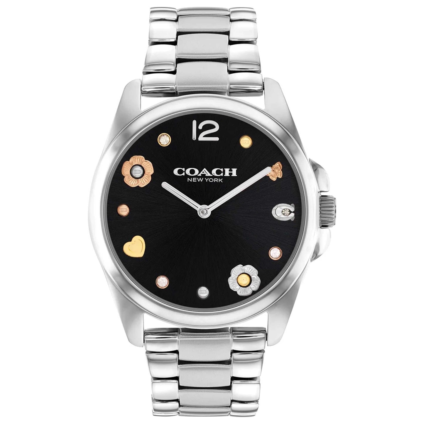 Front view of Coach Greyson Women's Quartz Watch 14504024