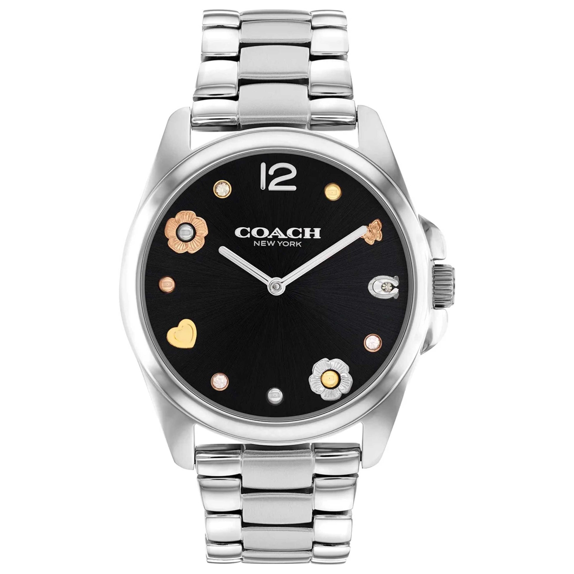 Front view of Coach Greyson Women's Quartz Watch 14504024