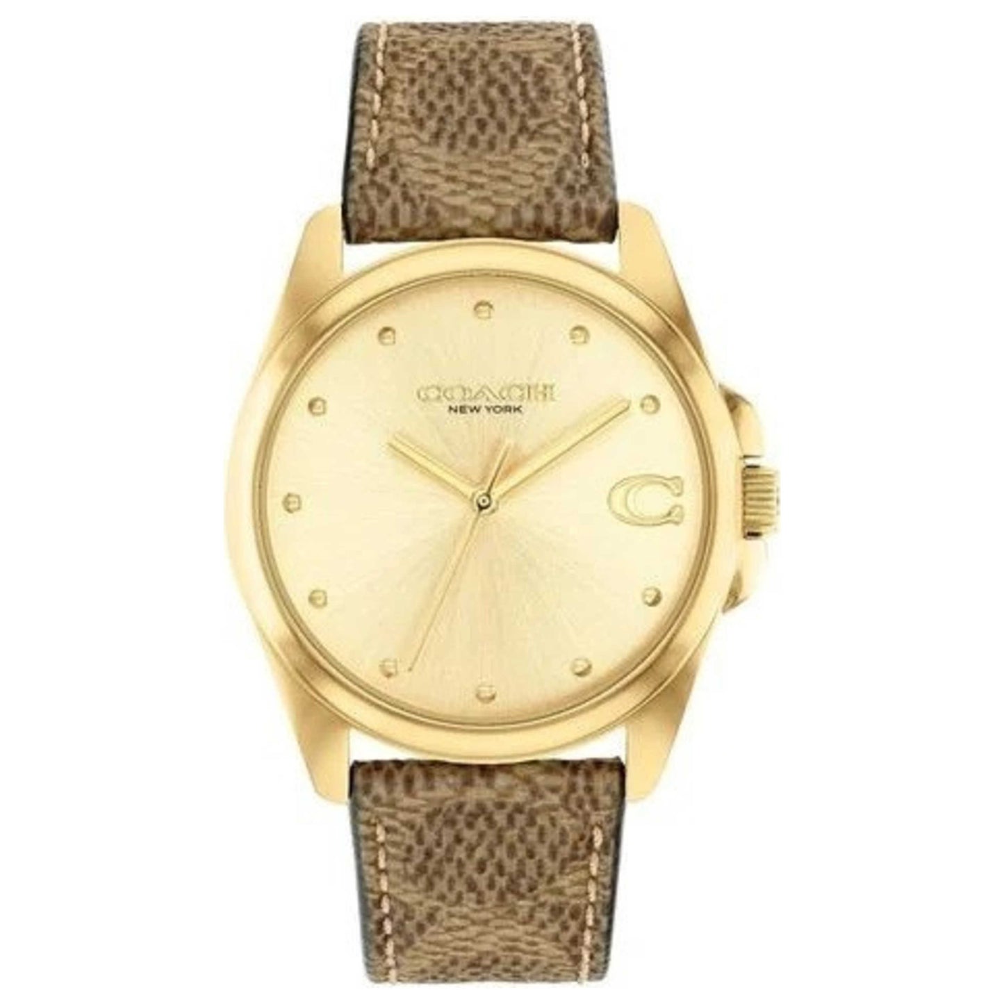 Front view of Coach Greyson Women's Quartz Watch 14504111